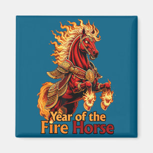 Aimant Année du Cheval de Feu