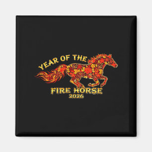 Aimant Année lunaire du zodiaque chinois du cheval de feu
