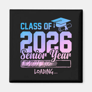 Aimant Année senior de la promotion 2026 chargement drôle