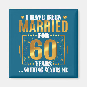 Aimant Années de mariage 60 60e anniversaire de mariage