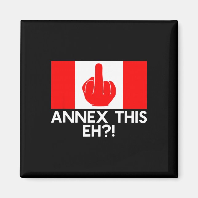 Aimant Annexez ceci Eh! Drôle Pro Drapeau Canada Pour Ant (Devant)