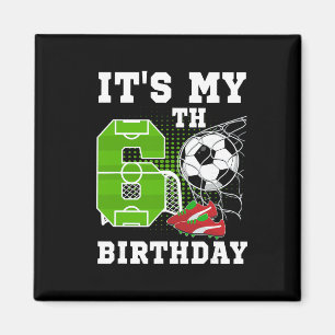 Aimant Anniversaire 6 Ans C'est Mon 6ème Anniversaire Ba
