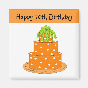 Aimant Anniversaire 70 ans