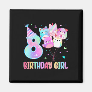 Aimant Anniversaire 8e Anniversaire Squad Mallow Gir