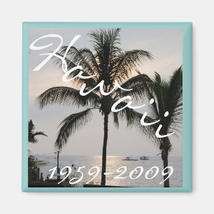 Aimant Anniversaire cinquantième de Statehood d'Hawaï