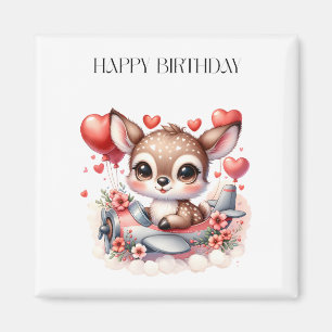 Aimant Anniversaire de Deer Pilot