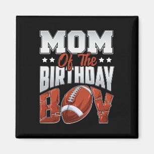 Aimant Anniversaire de football de maman garçon famille B