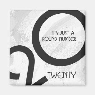 Aimant Anniversaire de la décennie blanche