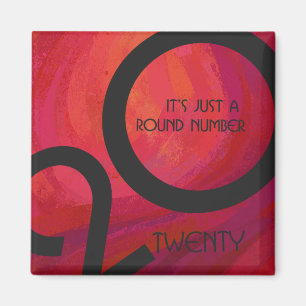 Aimant Anniversaire de la Décennie Rouge