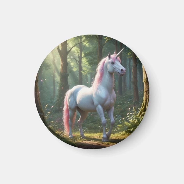 Aimant Anniversaire de la licorne magique (Devant)