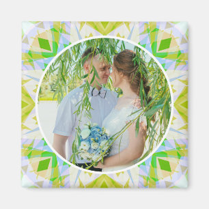 Aimant Anniversaire de mariage personnalisé Printemps pho