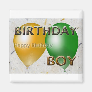 Aimant Anniversaire Joyeux anniversaire garçon