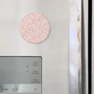 Aimant Anniversaire Paillettes Rose Féminin