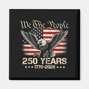 Aimant Anniversaire vintage 250 ans 1776-2026 250e annive