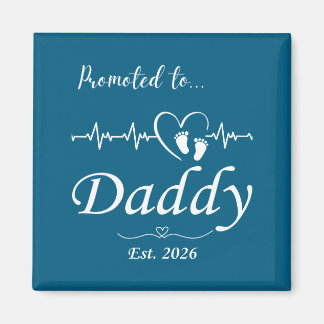 Aimant Annonce de bébé futur papa en 2026 