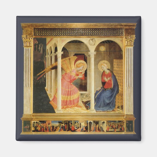 Aimant Annonce de Fra Angelico, Art Renaissance (Devant)