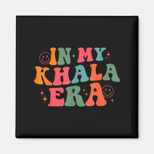 Aimant Annonce de grossesse de bébé à l'ère de ma Khala p (Devant)