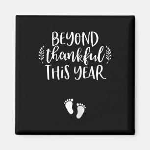 Aimant Annonce de grossesse de Thanksgiving  Révélation d