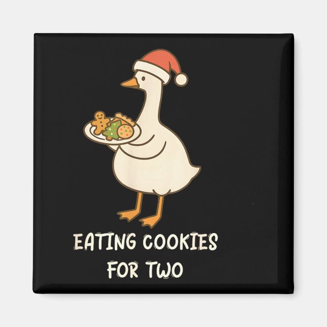 Aimant Annonce de grossesse drôle d'oie à époux (Devant)