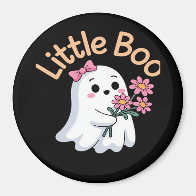 Aimant Annonce de grossesse Halloween mignonne (Devant)