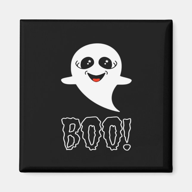 Aimant Annonce de grossesse Halloween mignonne (Devant)