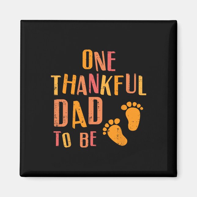 Aimant Annonce de grossesse pour papa pour Thanksgiving (Devant)