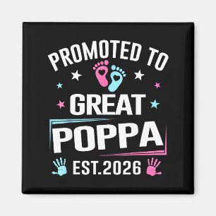 Aimant Annonce de grossesse Promu Grand Papa Est 2026