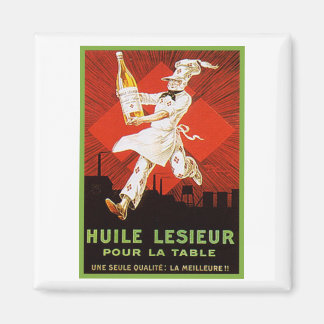 Aimant Annonce Vintage Huile Lesieur