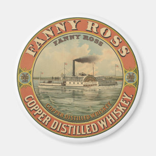 Aimant Annonce Vintage Pour Fanny Ross Cuivre Distillée W