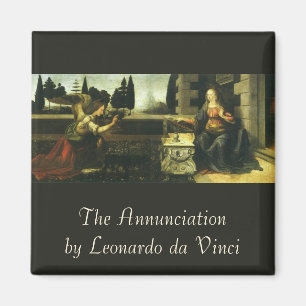 Aimant Annonciation du Seigneur par Léonard de Vinci