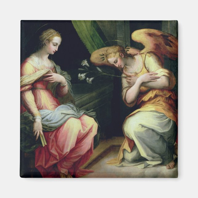 Aimant Annonciation (huile sur panneau) 3 (Devant)