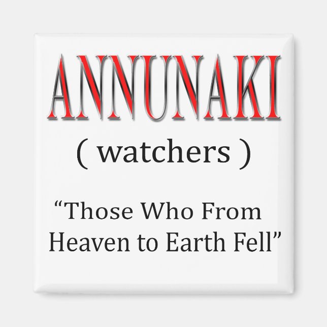 Aimant Annunaki du ciel à la terre tombent (Devant)