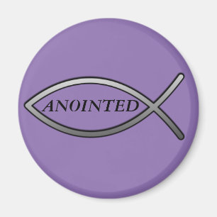 Aimant ANOINTED Quote/ Jesus Fish