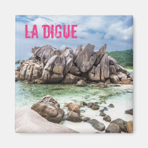Aimant Anse Cocos Seychelles La Digue Beach cadeau