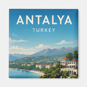 Aimant 🌊 Antalya Turquie Côte Méditerranéenne Et Cascade