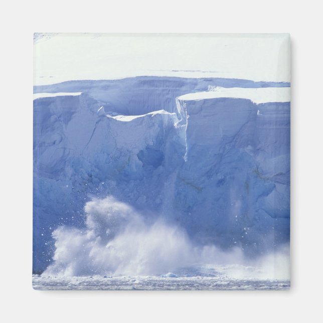 Aimant Antarctique, baie du Paradis, formes de vagues mas (Devant)