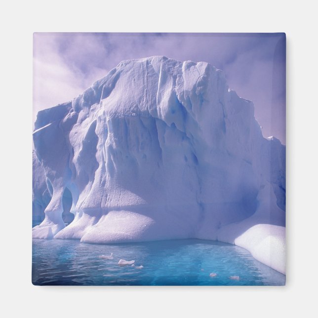 Aimant Antarctique. Paysages de glace antarctique (Devant)