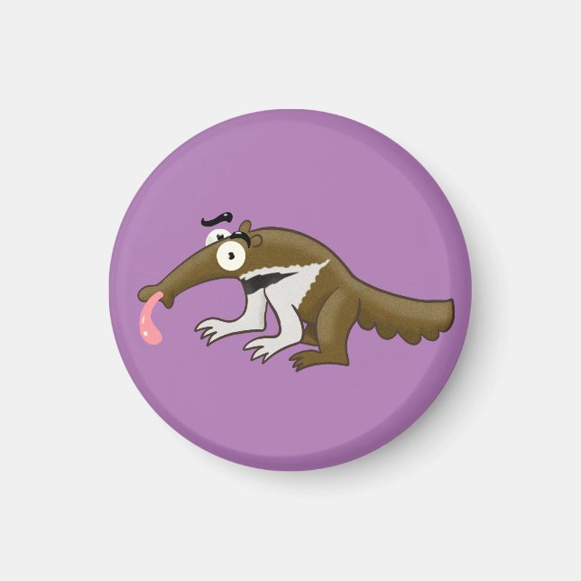 Aimant Anteater de dessin cool (Devant)