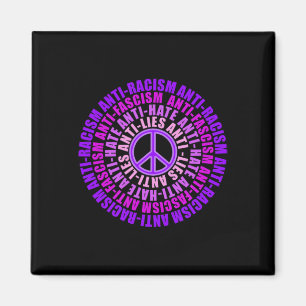 Aimant Anti-Racisme Le Fascisme C'Est La Haine Résister A