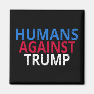 Aimant Anti-Trump - Humains contre Trump