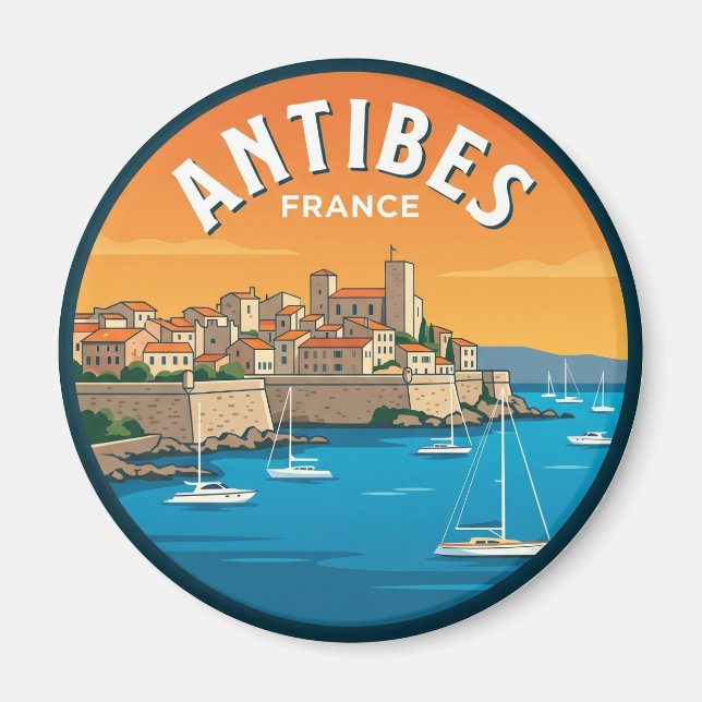 Aimant Antibes France (Devant)