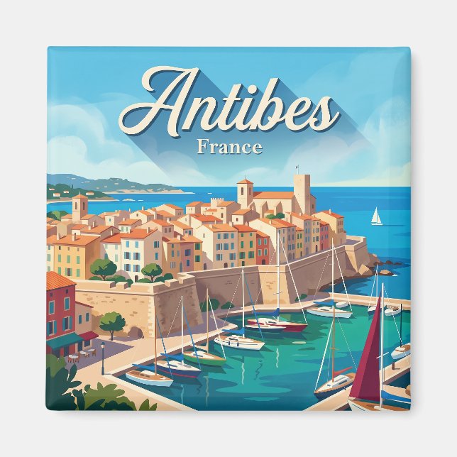 Aimant Antibes France (Devant)