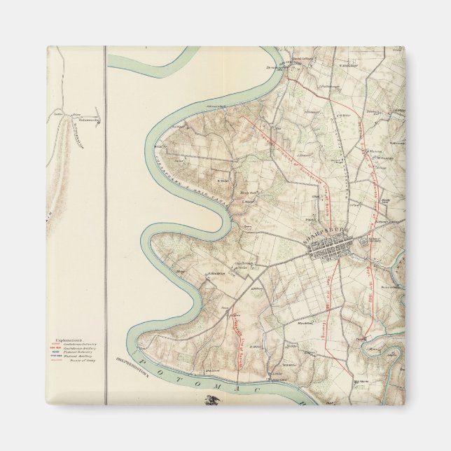 Aimant Antietam, Harper's Ferry, Sharpsburg (Devant)