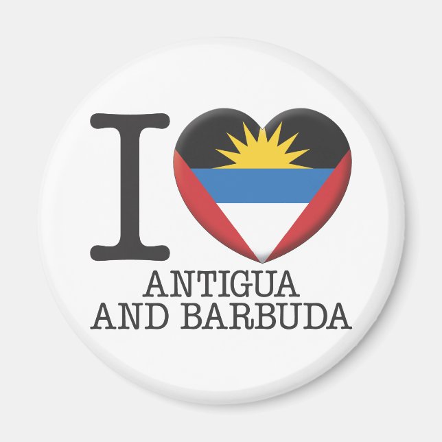 Aimant Antigua-et-Barbuda (Devant)