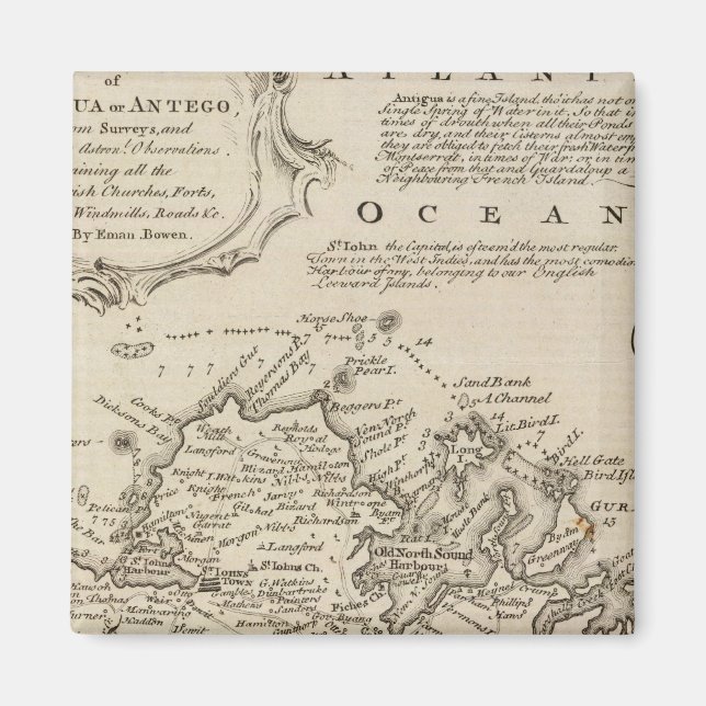 Aimant Antigua ou Antego (Devant)