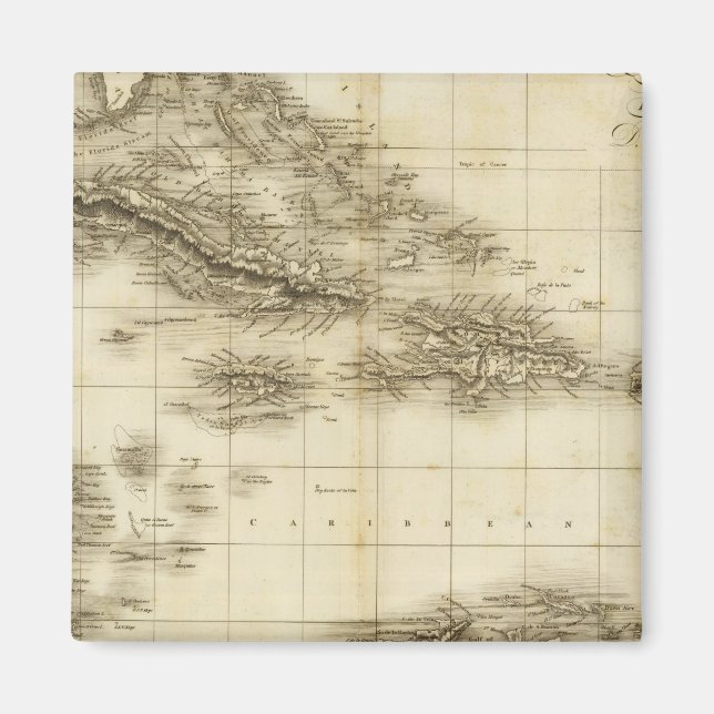 Aimant Antilles 13 (Devant)