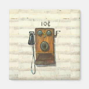 aimant antique de téléphone de mur