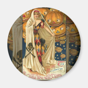 Aimant Antique Halloween Jack-o'-lantern Costume Femme