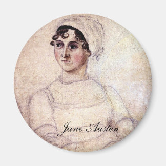 Aimant Antique Jane Austen Portrait