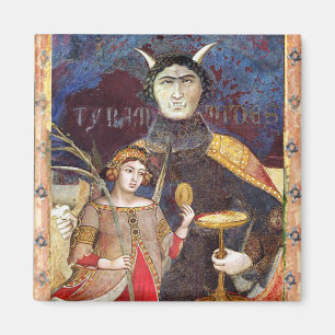 Aimant ANTIQUE RENAISSANCE TAROTS / DEVIL Détails de la r